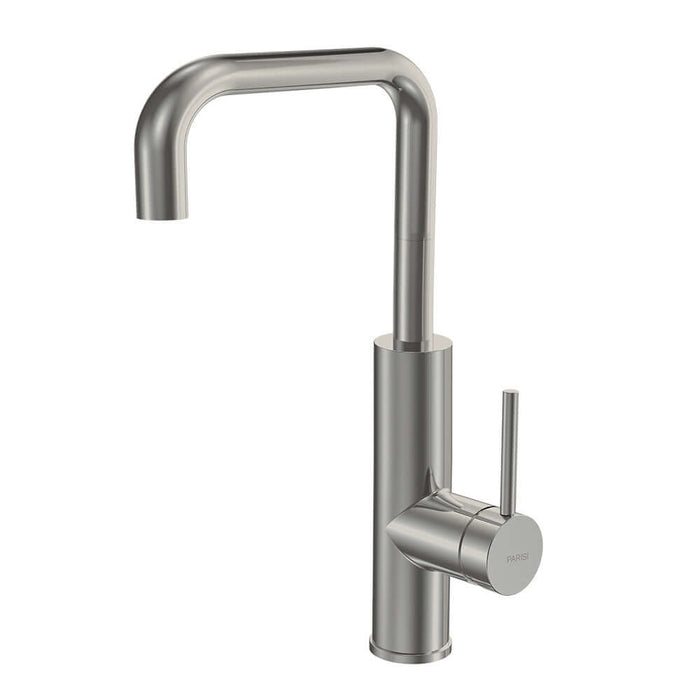 Parisi Envy II Kitchen Mixer with Square Spout - Brushed Nickel