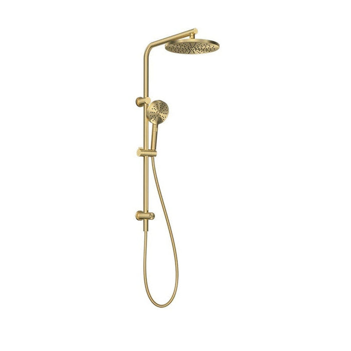 Parisi Envy II Shower Column with Sliding Hand Shower - Brushed Brass