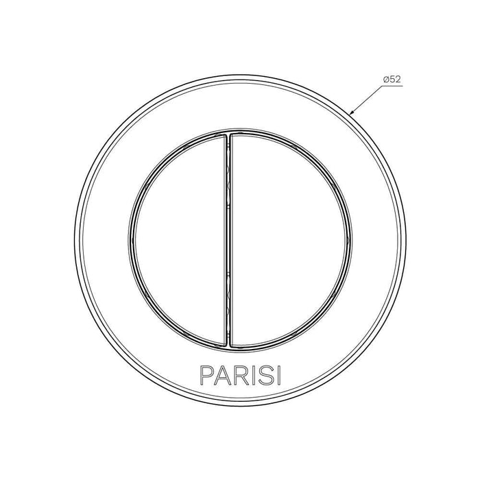 Parisi Actuator For Toilet PARISI Suite Cisterns - Brushed Nickel