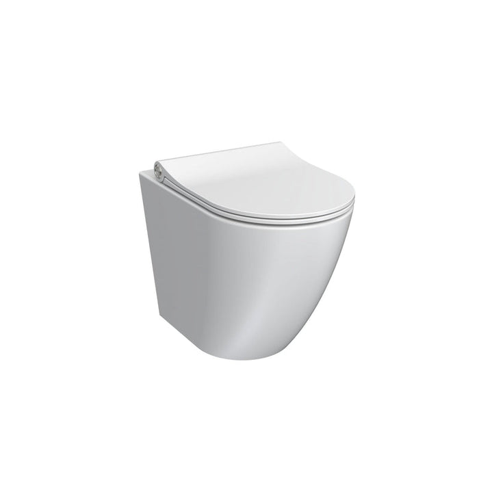 Parisi Ellisse MKII Rimless Wall Faced Pan with Pressalit Seat