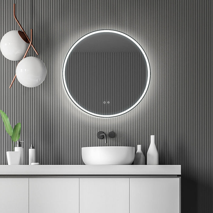 Remer Sphere LED Mirror with Demister & Light Colour Switch