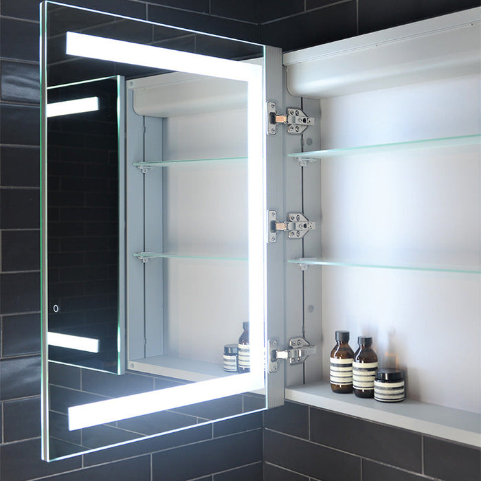 Remer Vera Shaving Cabinet with Frontlit LED Light