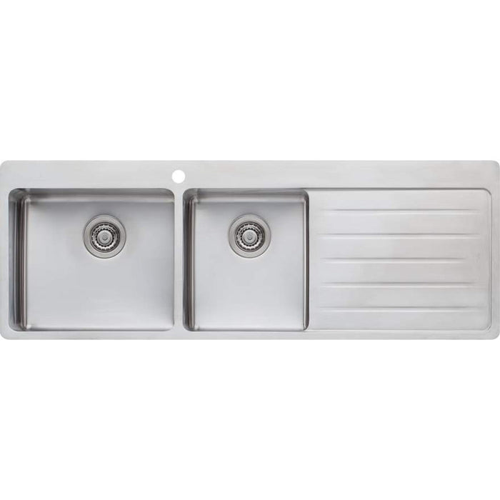 Oliveri Sonetto 1 & 3/4 Bowl Topmount Sink With Right Hand Drainer