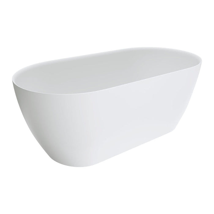 Fienza Kaya Solid Surface Bath - Matte White