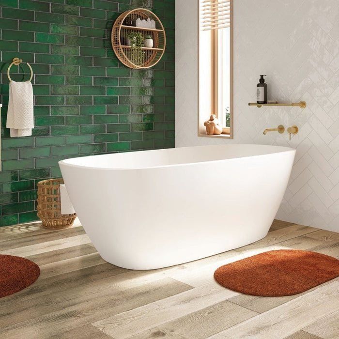 Fienza Marissa Solid Surface Bath 1700mm - Matte White