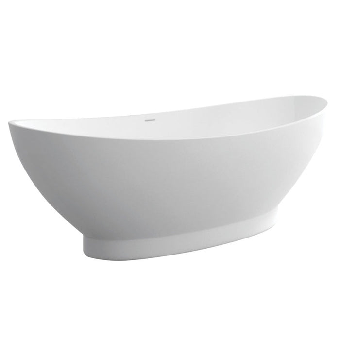 Fienza Antonia Solid Surface Bath 1550mm - Matte White
