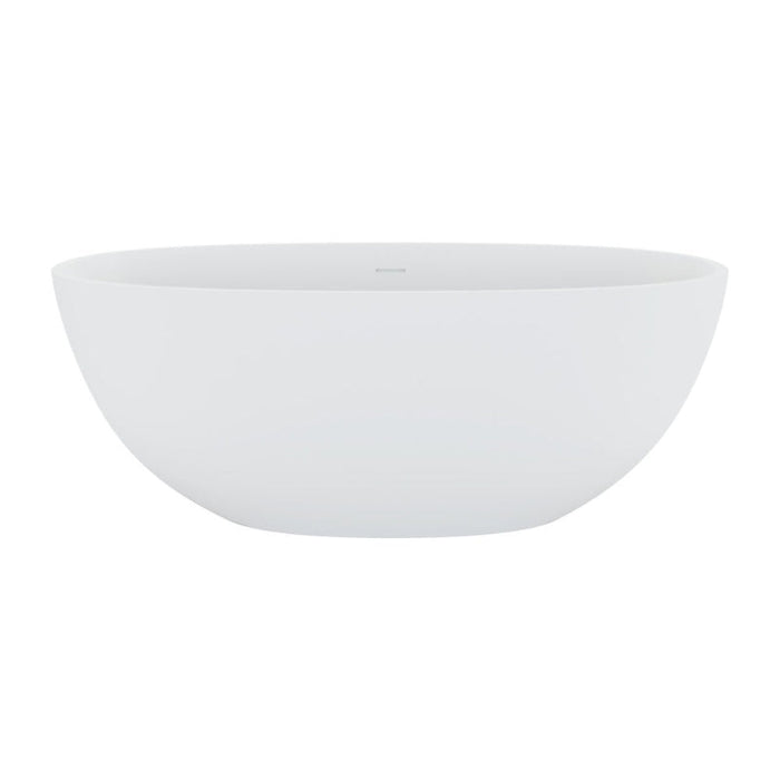 Fienza Sasso Solid Surface Bath - Matte White