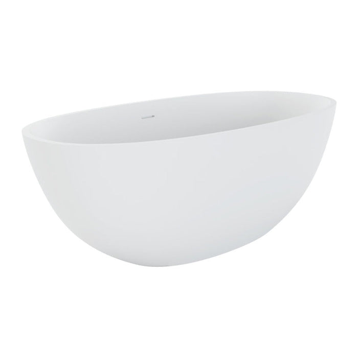 Fienza Sasso Solid Surface Bath - Matte White