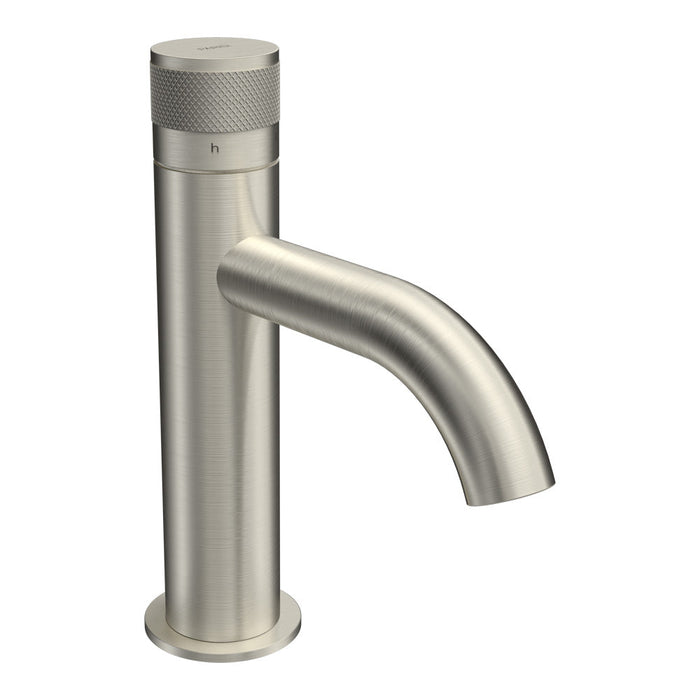 Parisi Todo II Basin Mixer with Curved Spout - Brushed Nickel