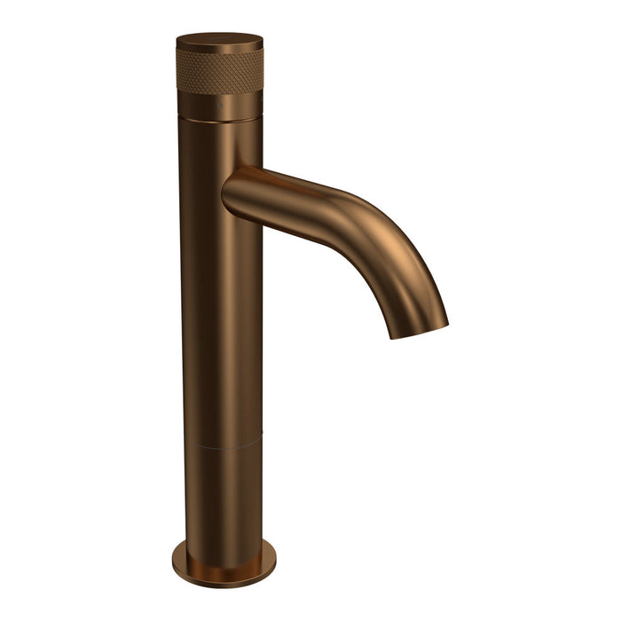 Parisi Todo II Mid Level Basin Mixer with Curved Spout - Matt Bronze