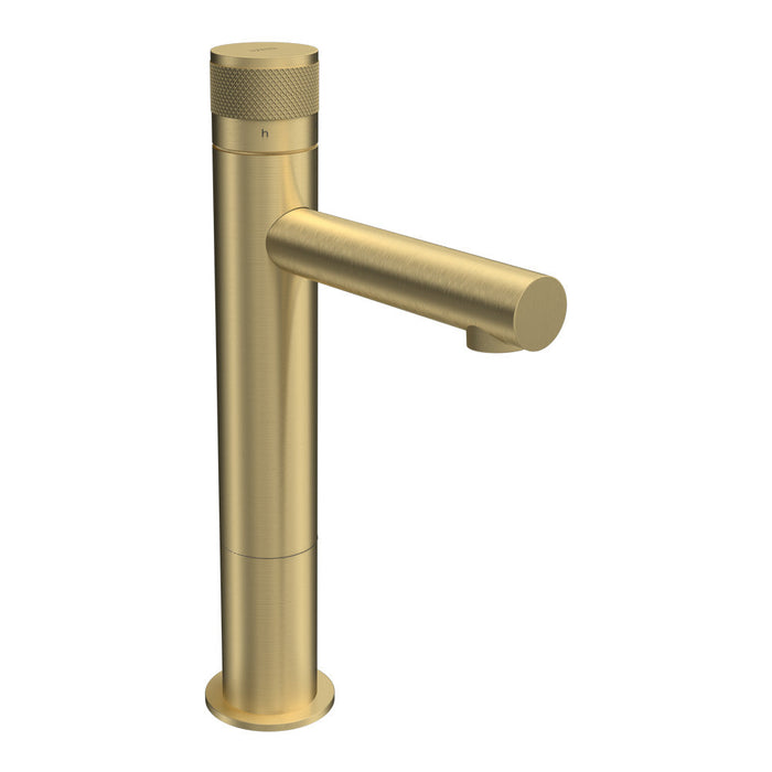 Parisi Todo II Mid Level Basin Mixer with Straight Spout - Brushed Brass