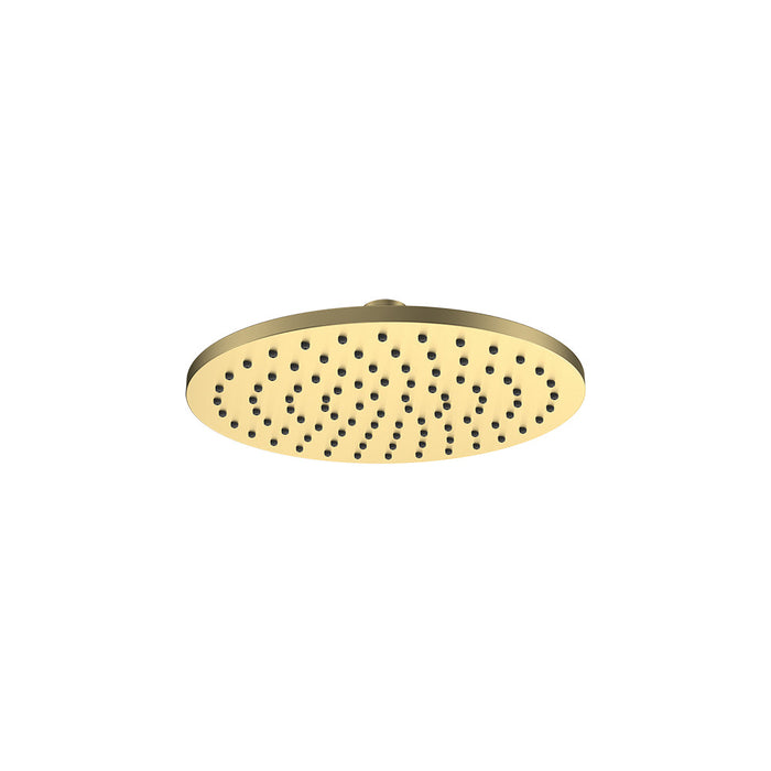 Parisi Tondo Round Shower Head 200mm (Brass) - Brushed Brass