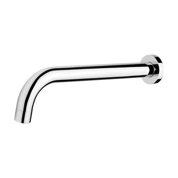 Phoenix Vivid Wall Basin Outlet 250mm Curved - Chrome