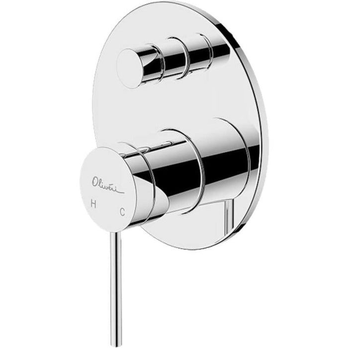 Oliveri Venice Chrome Wall Mixer With Diverter