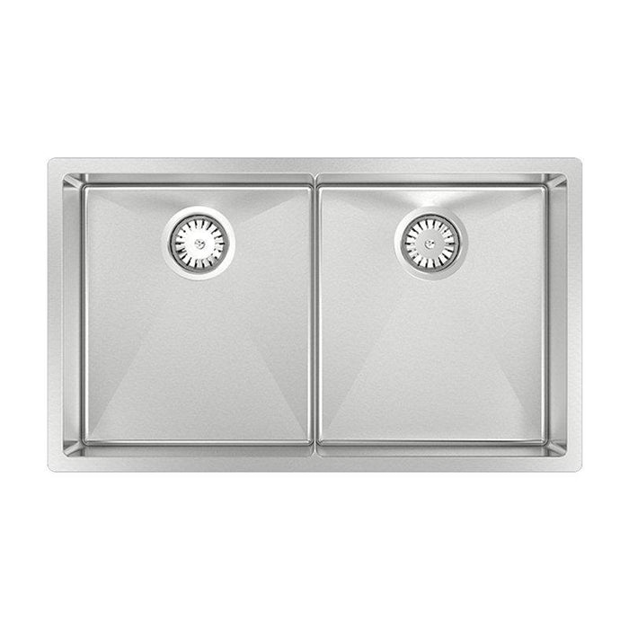Abey Piazza Double Square Bowl Sink