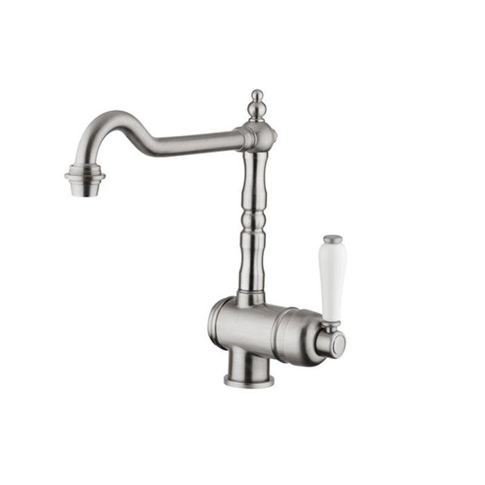 Abey Provincial Single Lever Basin Mixer Brushed Nickel