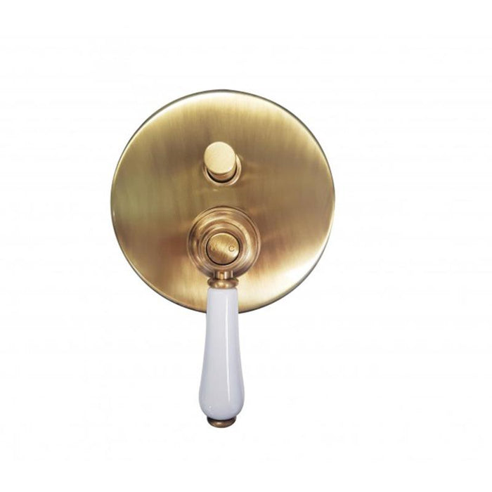 Abey Provincial Wall Mounted Diverter Mixer Bronze