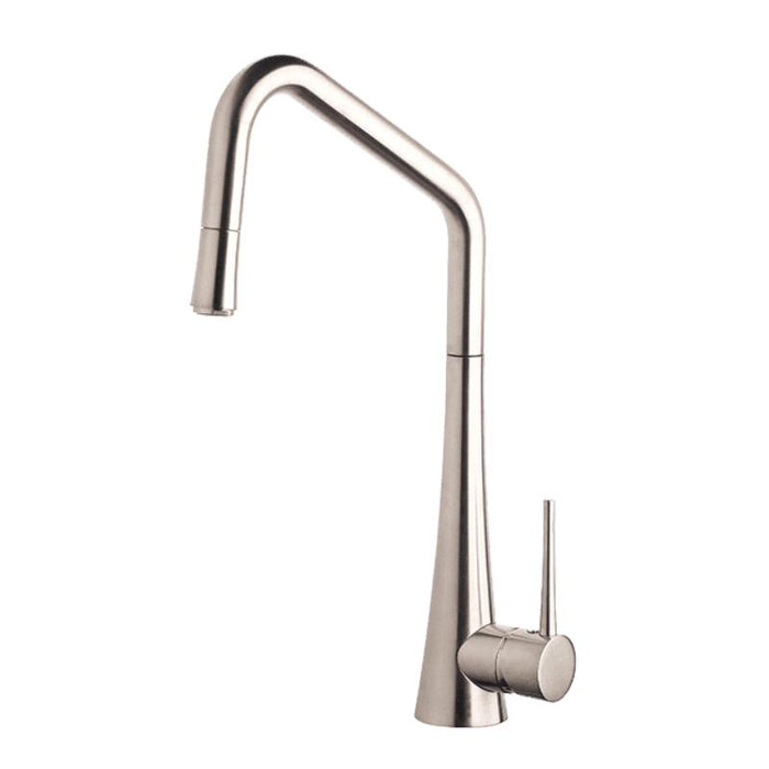 Abey Tink-D Kitchen Mixer With Pull-Out Brushed Nickel