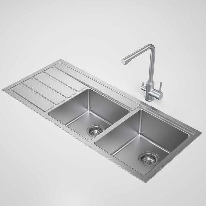 Caroma Compass Sink 1 & 3/4 Right Hand Bowl