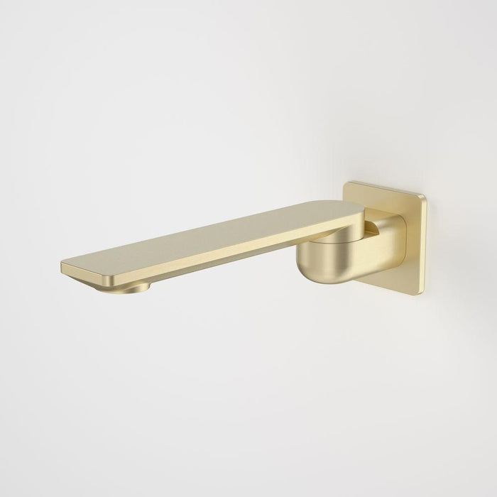 Caroma Urbane II 220mm Bath Swivel Outlet Square Plate - Brushed Brass