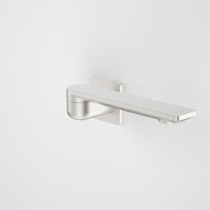 Caroma Urbane II 220mm Bath Swivel Outlet Square Plate - Brushed Nickel