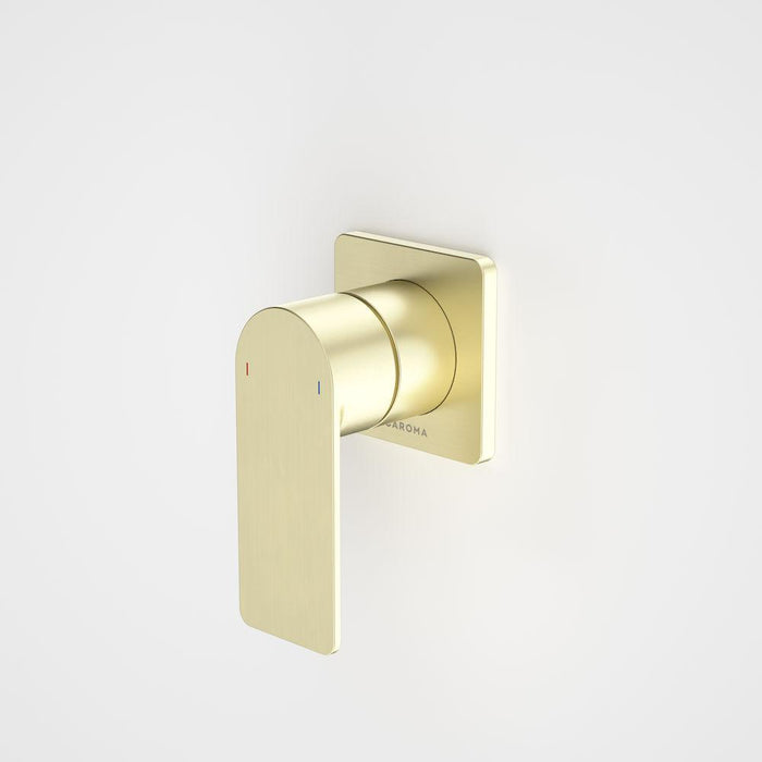 Caroma Urbane II Bath / Shower Mixer Square Plate - Brushed Brass