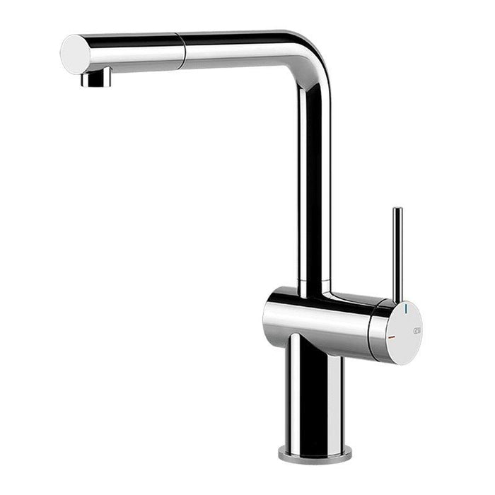 Gessi Inedito Pull-Out Kitchen Mixer - Chrome