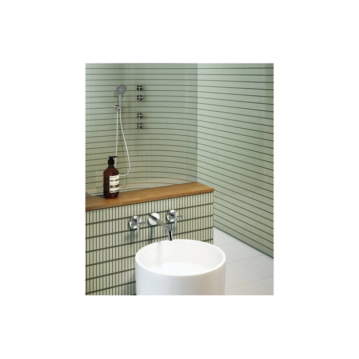 Phoenix Vivid Slimline Plus Wall Basin / Bath Outlet 180mm - Brushed Gold