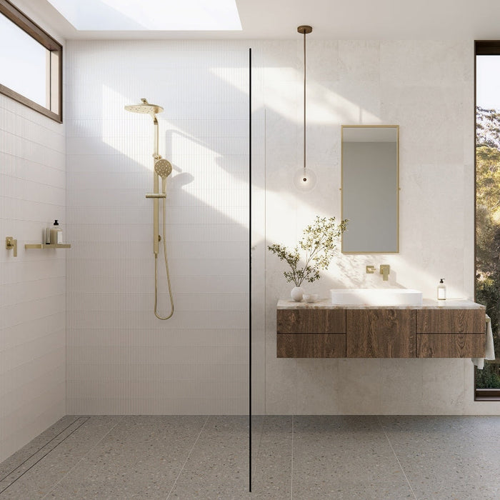 Phoenix Oxley Twin Shower - Brushed Gold