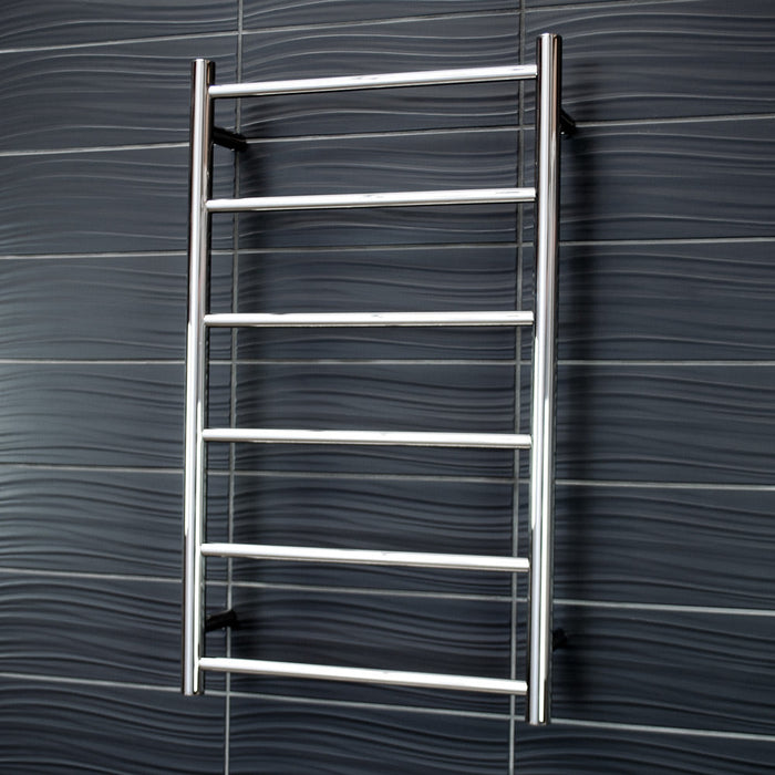 Radiant Non-Heated Round Ladder 500 x 830mm - Mirror Polished