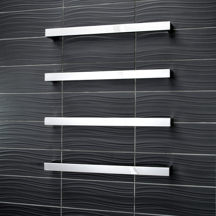 Radiant Low Voltage Single Square Bar 800mm - Mirror Polished