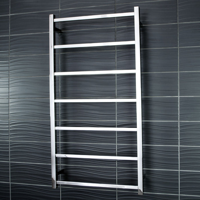 Radiant Non-Heated Square Ladder 600 x 1130mm - Mirror Polished