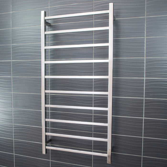 Radiant Heated Square Ladder 600 x 1200mm - Mirror Polished