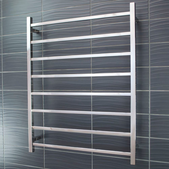 Radiant Heated Square Ladder 800 x 1000mm - Mirror Polished